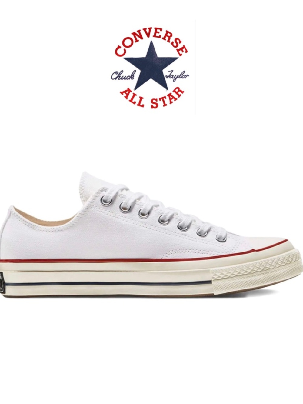 Chuck Taylor All Star Chuck 70 Ox "White" sneakers